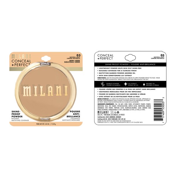 Milani Conceal & Perfect Shine Proof Powder