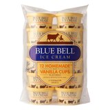 Blue Bell Ice Cream Cups Vanilla Cups, 12 ct, 3 oz, thumbnail image