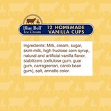 Blue Bell Ice Cream Cups Vanilla Cups, 12 ct, 3 oz, thumbnail image