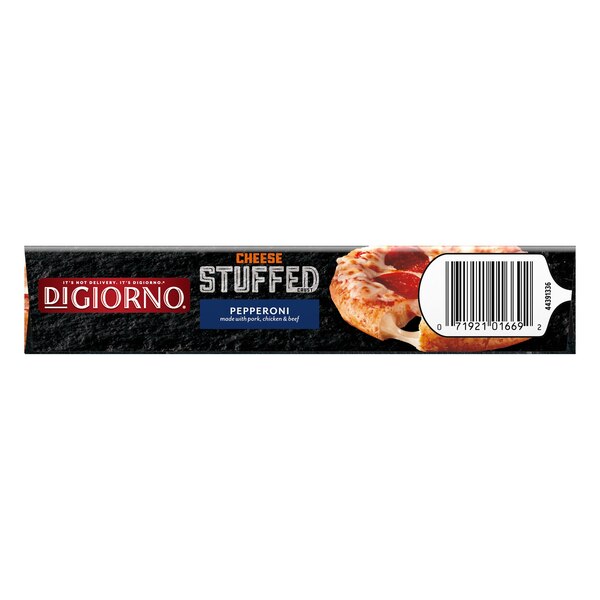 DIGIORNO, Frozen Pizza, Pepperoni Pizza on a Stuffed Pizza Crust, Personal Pizza, 8.5 oz