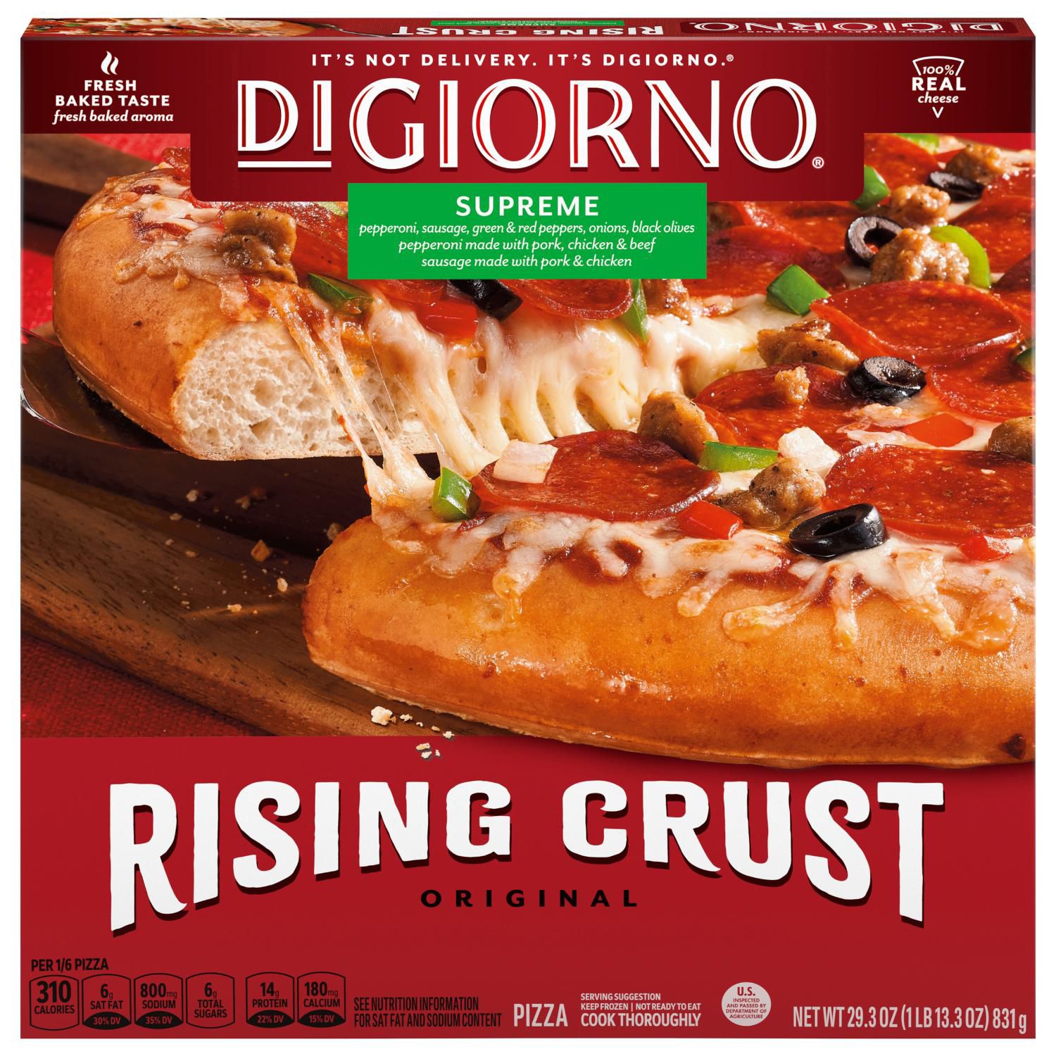 DiGorno, Rising Crust Supreme Pizza, 29.3 Oz