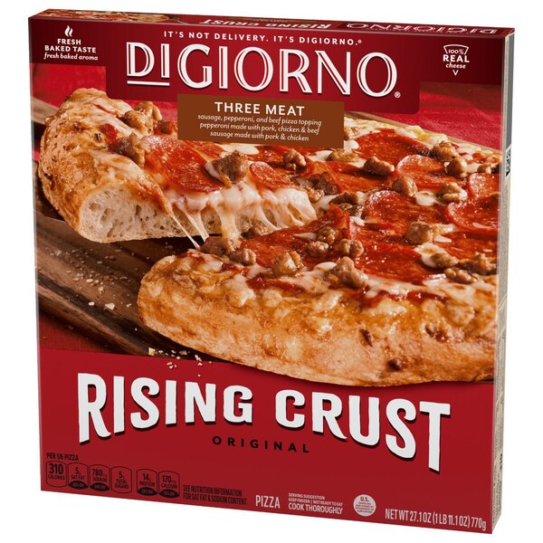 DiGiorno, Rising Crust 3 Meat Pizza, 27.1 Oz