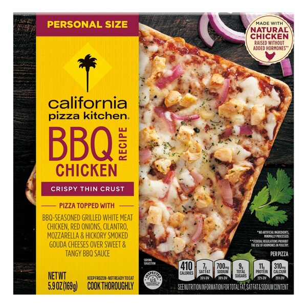 California Pizza Kitchen, Barbecue Chicken Personal Size, 5.9 oz