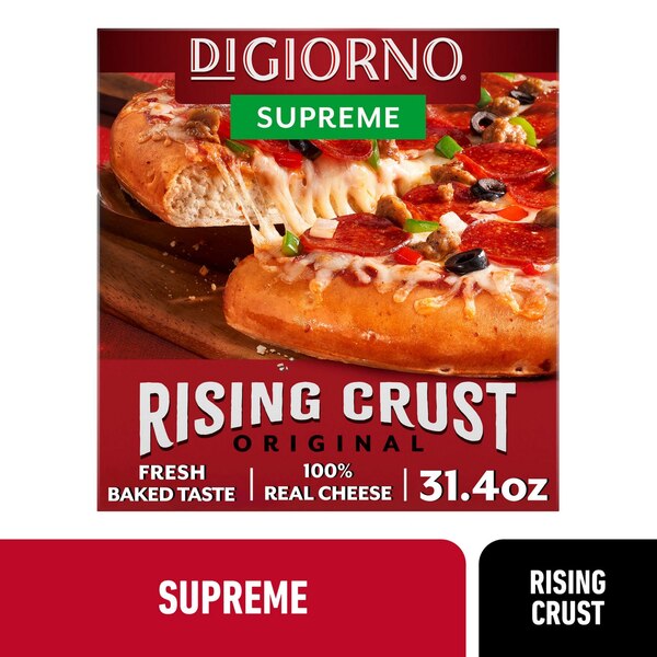 DIGIORNO, Supreme Frozen Pizza on a Rising Crust, 31.4 oz