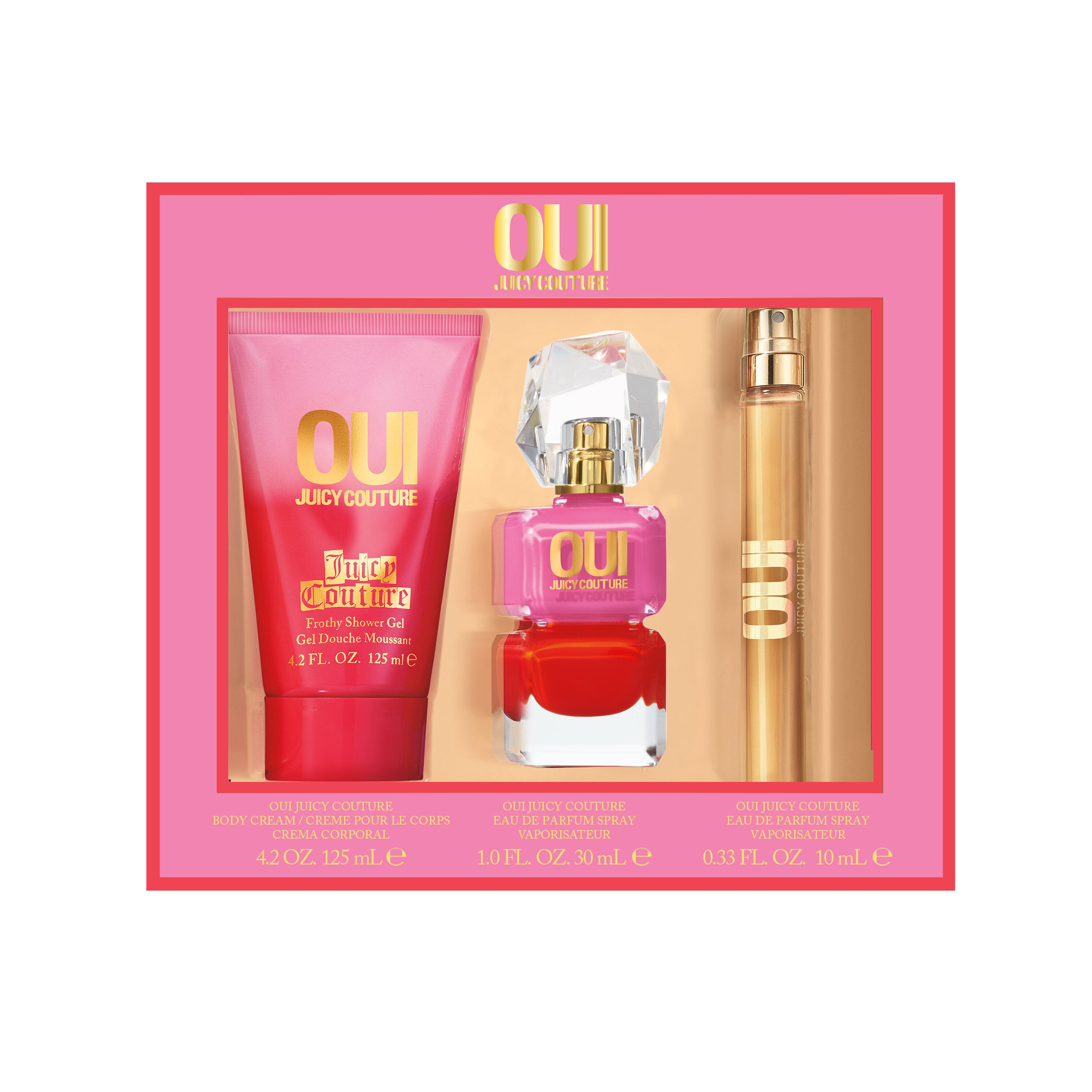 OUI Juicy Couture for Women Fragrance 3 Piece Gift Set