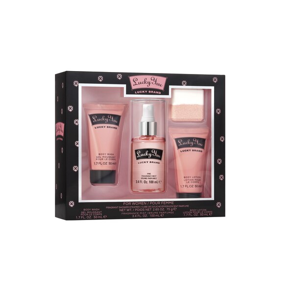 Lucky You Women's Fragrance 4 Piece Gift Set