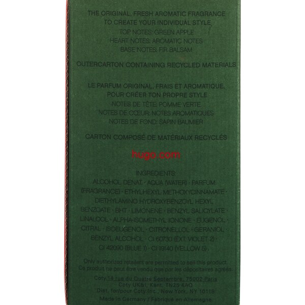 Hugo Boss Man Eau De Toilette Natural Spray, 2.5 OZ
