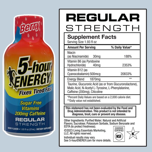 5-hour ENERGY Shot, Regular Strength, 1.93 OZ