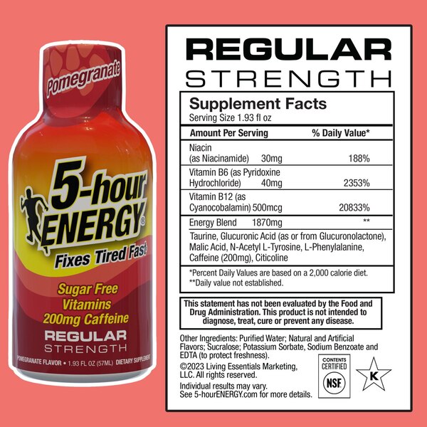 5-hour ENERGY Shot, Regular Strength, 1.93 OZ