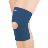 Safe T-Sport Neoprene Knee Sleeve with Open Patella, Navy, thumbnail image
