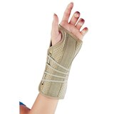 Soft Fit Suede Finish Wrist Brace, Right, thumbnail image