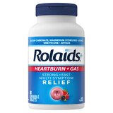 Rolaids Advance Antacid Plus Anti-Gas Berry Tablet, 60 CT, thumbnail image