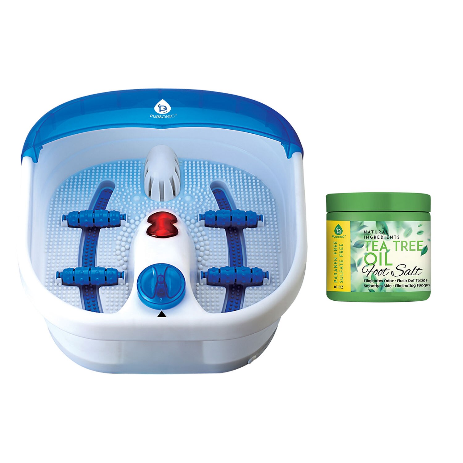 Pursonic Heated Foot Spa Massager with Foot Salts CVS Pharmacy