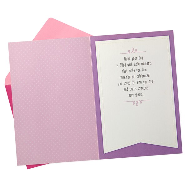 Hallmark Birthday Card (Confetti Balloons) E13