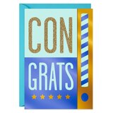 Hallmark Congratulations Card or Graduation Card (Congrats!, Blank Inside) E12, thumbnail image