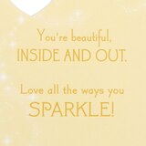Hallmark Birthday Card for Kids (Disney Princess Earring Stickers) E17, thumbnail image
