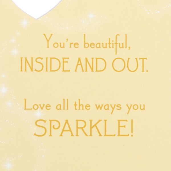 Hallmark Birthday Card for Kids (Disney Princess Earring Stickers) E17
