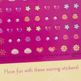 Hallmark Birthday Card for Kids (Disney Princess Earring Stickers) E17, thumbnail image
