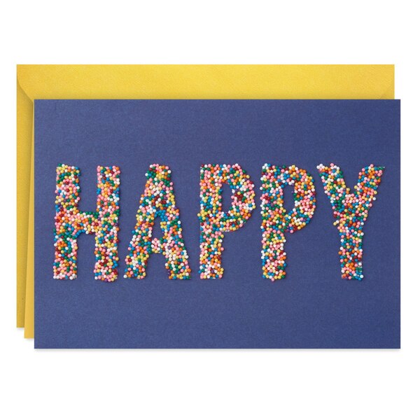 Hallmark Signature Birthday Card (Happy Sprinkles) E9