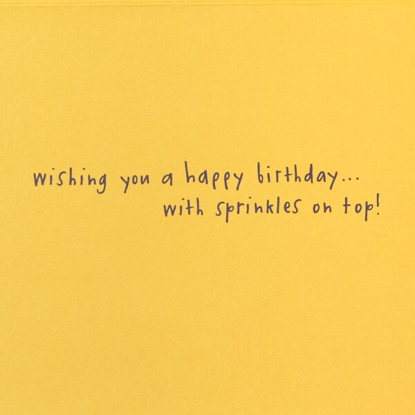 Hallmark Signature Birthday Card (Happy Sprinkles) E9