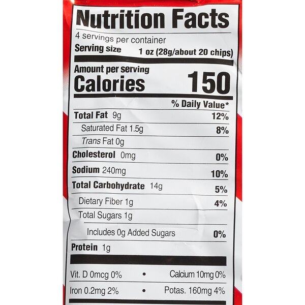 T.G.I. Fridays Potato Skins Cheddar & Bacon Snack Chips, 4.5 oz