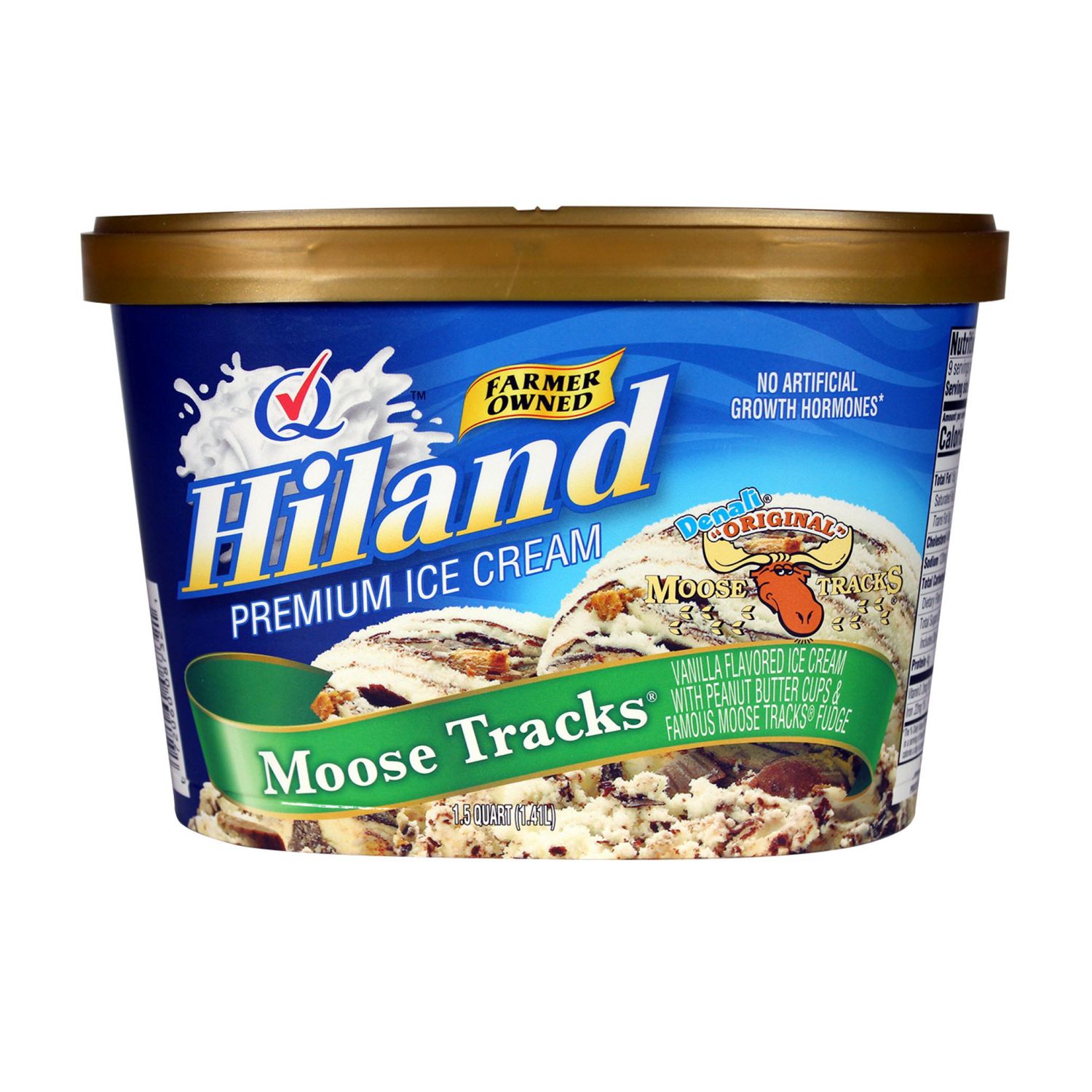 Hiland, Moose Tracks Ice Cream, 48oz