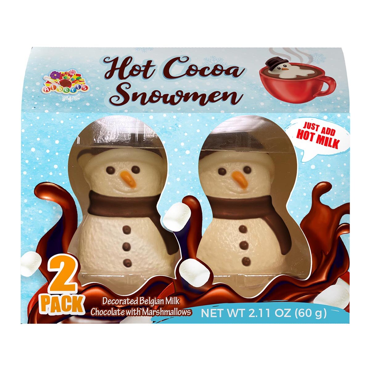 Amazon.com : Needzo Gourmet Christmas Snowman Hot Chocolate