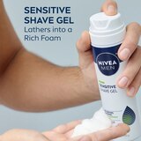 NIVEA MEN Sensitive Shave Gel, 7 OZ, 2 CT, thumbnail image