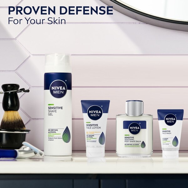 NIVEA MEN Sensitive Shave Gel, 7 OZ, 2 CT