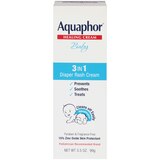 Aquaphor Baby Healing Diaper Rash Cream 3in1 Zinc Oxide 15%, 3.5 OZ, thumbnail image