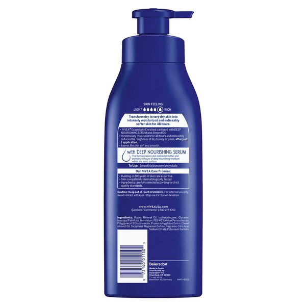 NIVEA Essentially Enriched Body Lotion, 16.9 OZ