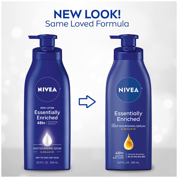 NIVEA Essentially Enriched Body Lotion, 16.9 OZ