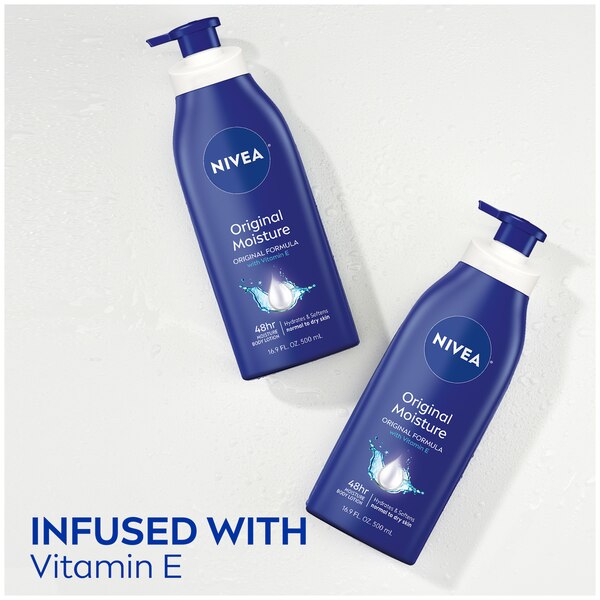 NIVEA Original Daily Moisture Body Lotion, 16.9 OZ