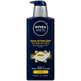 NIVEA MEN Maximum Hydration 3-in-1 Nourishing Lotion, 16.9 OZ, thumbnail image