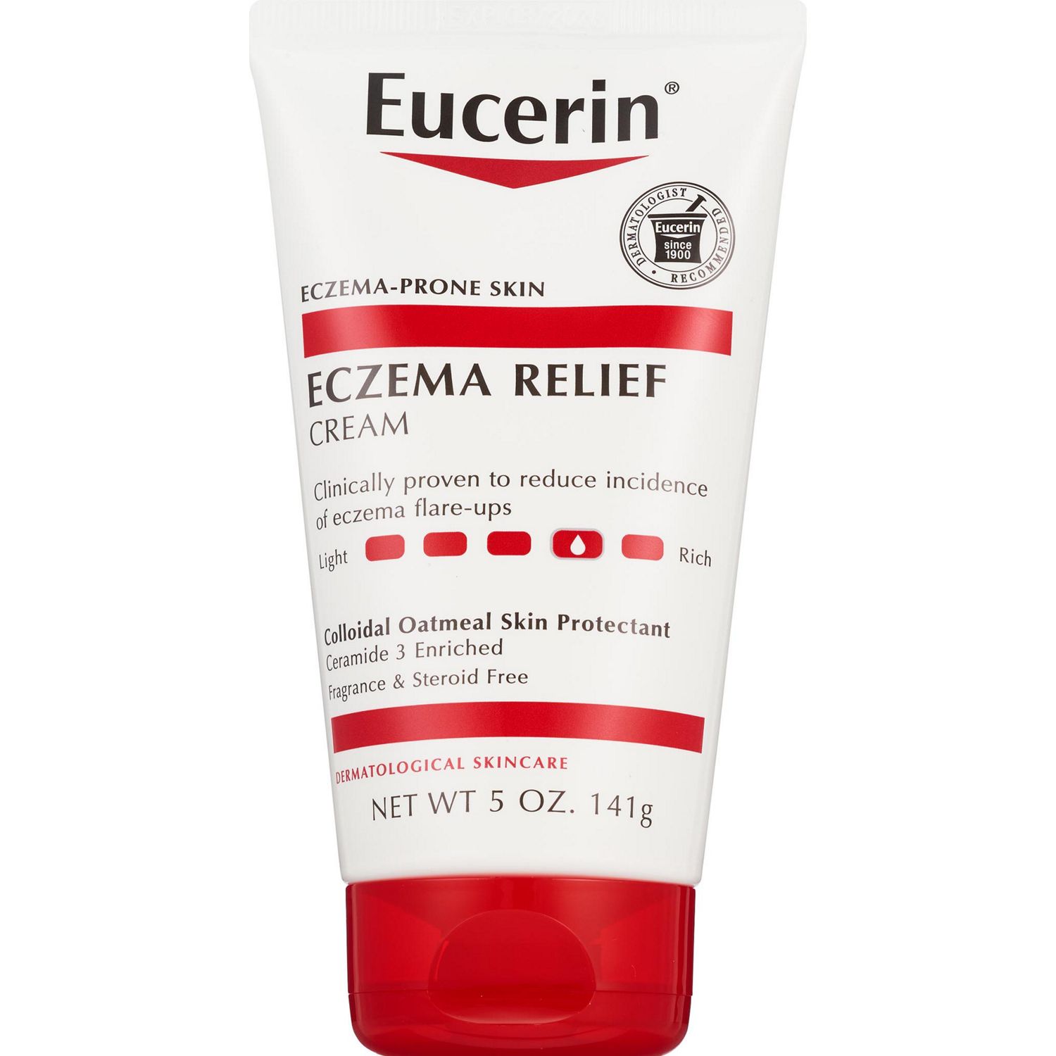 Eucerin - Crema corporal para alivio de eczema