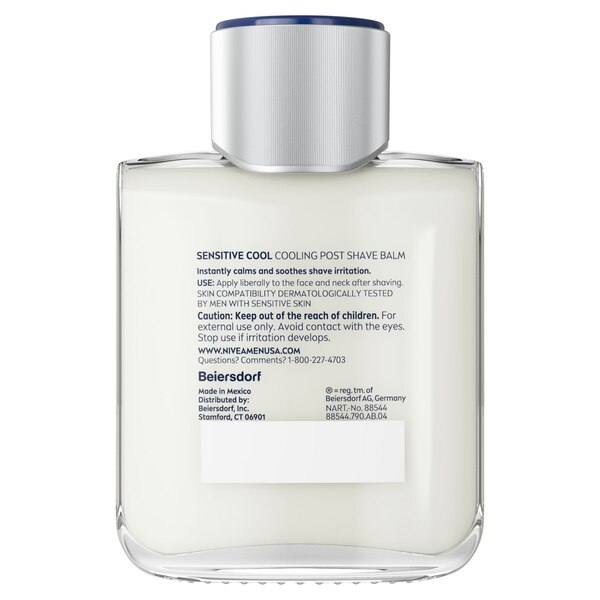 NIVEA Men Sensitive Cooling Post Shave Balm, Sensitive Cool, 3.3 OZ