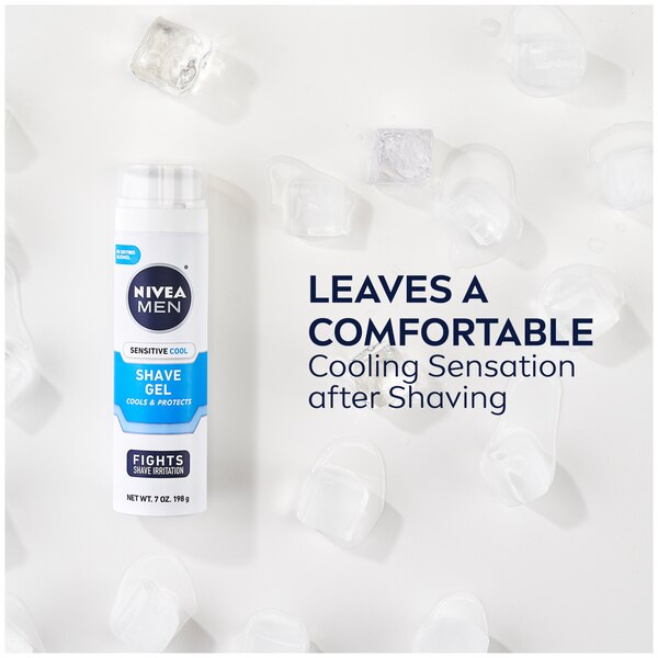 NIVEA MEN Sensitive Cooling Shaving Gel, 7 OZ