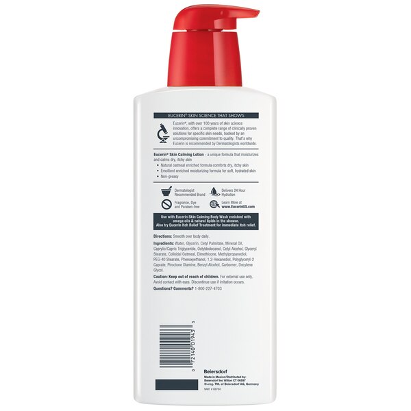 Eucerin Skin Calming Body Lotion, 16.9 OZ