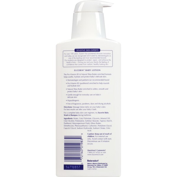 Eucerin Baby Body Lotion, 13.5 OZ