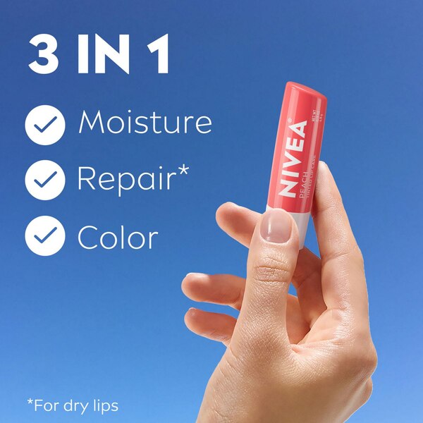 Nivea Lip Care, Peach