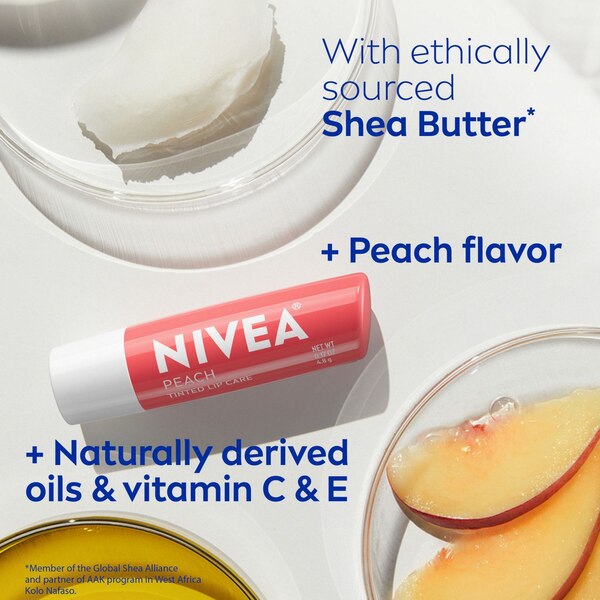 Nivea Lip Care, Peach