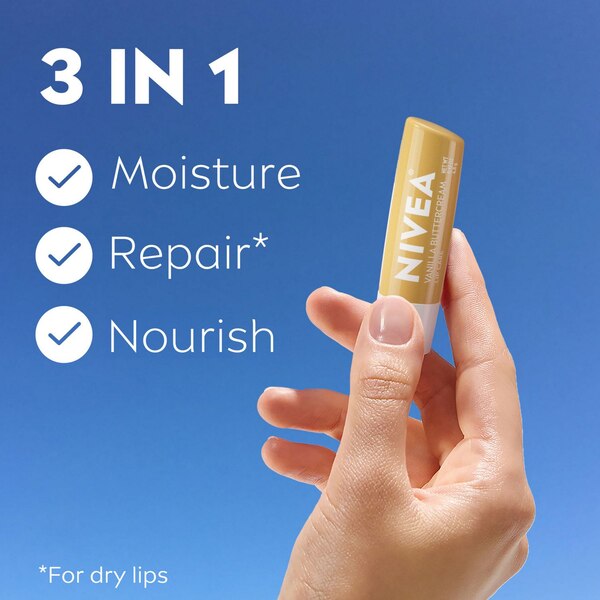 Nivea Lip Care, Vanilla Buttercream