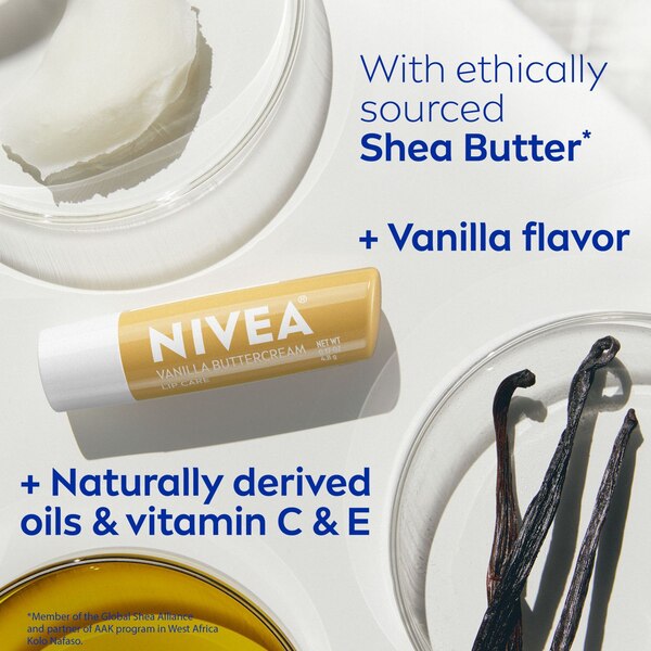 Nivea Lip Care, Vanilla Buttercream
