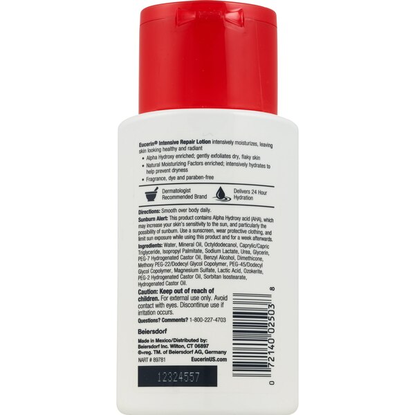 Eucerin Trial Size Intensive Repair Lotion