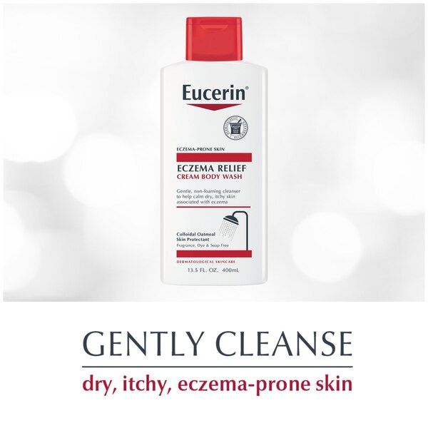 Eucerin Eczema Relief Cream Body Wash, 13.5 OZ