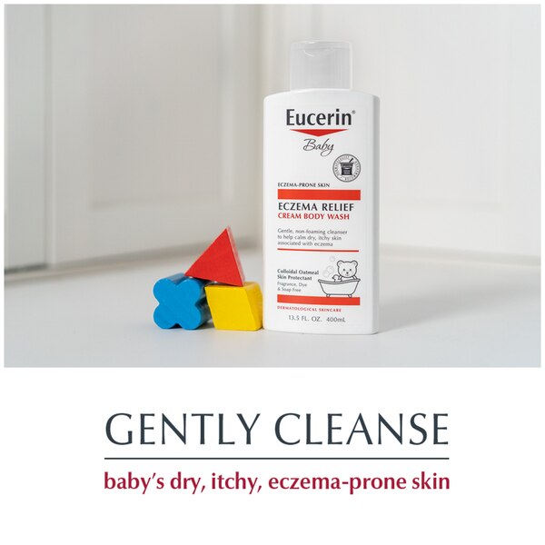 Eucerin Baby Eczema Relief Cream Body Wash, 13.5 FL OZ