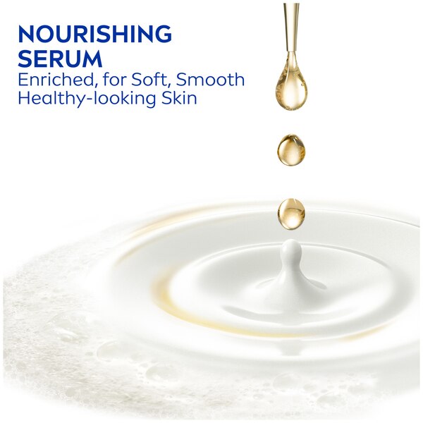 NIVEA Nourishing Care Body Wash with Nourishing Serum, 20 OZ