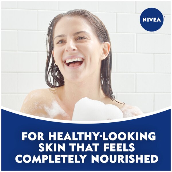 NIVEA Refreshing Body Wash with Nourishing Serum, 20 OZ