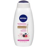 NIVEA Refreshing Body Wash with Nourishing Serum, 20 OZ, thumbnail image