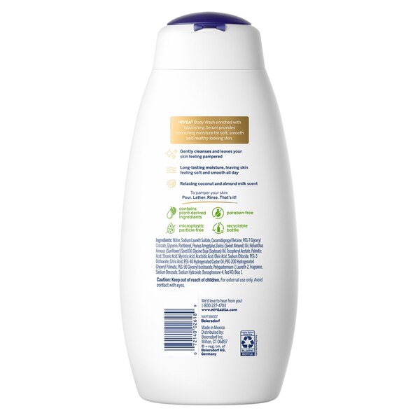 NIVEA Pampering Body Wash with Nourishing Serum